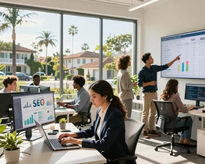 Beverly Hills SEO experts working on digital marketing strategy